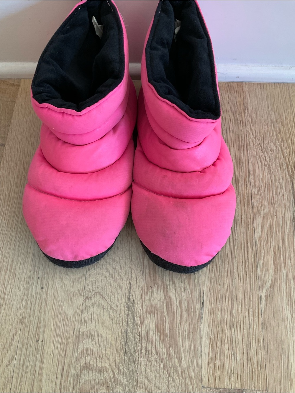Capezio Hot Pink Quilted Dance Warm Up Ankle Booties